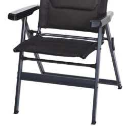 Fauteuil Camping Premium Noir -Trigano Camping Soldes Magasin fauteuil premium noir 3