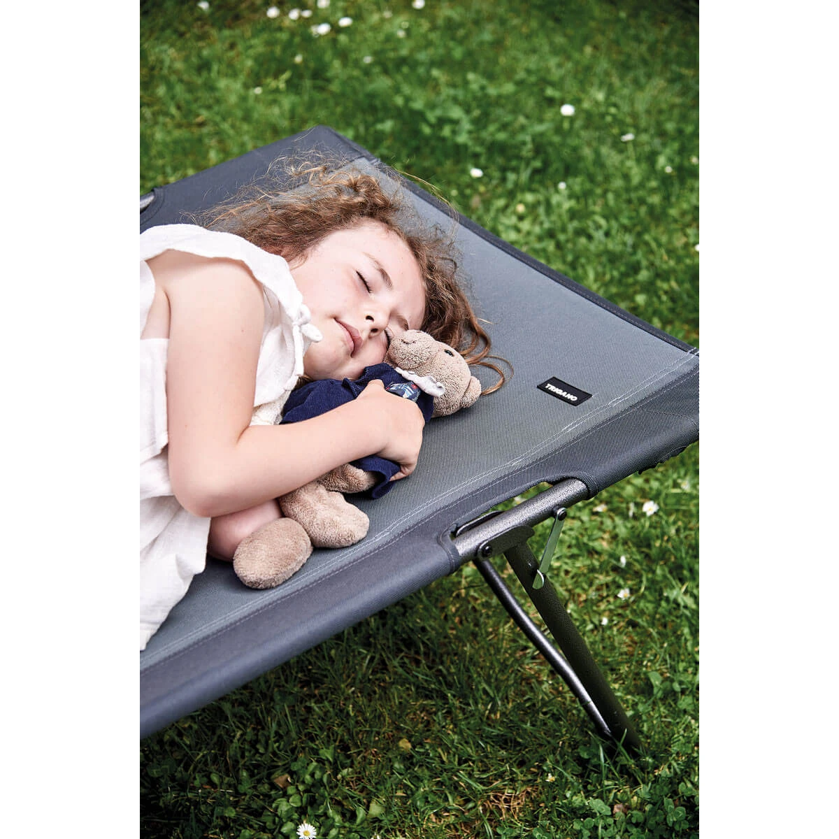 Lit De Camp Gris/noir 3 Lit De Camp Gris/noir – Image 3