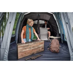 Table Camping Bois Flotté + 2 Bancs -Trigano Camping Soldes Magasin table bois flotte 2 bancs 3