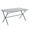 Table Camping à Clayettes Aluminium 140 Cm