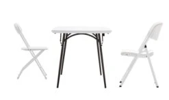 Table Polyéthylène Pliage Central 180 Cm -Trigano Camping Soldes Magasin table polyethylene pliante 180 3