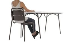 Table Polyéthylène Pliage Central 180 Cm -Trigano Camping Soldes Magasin table polyethylene pliante 180 7